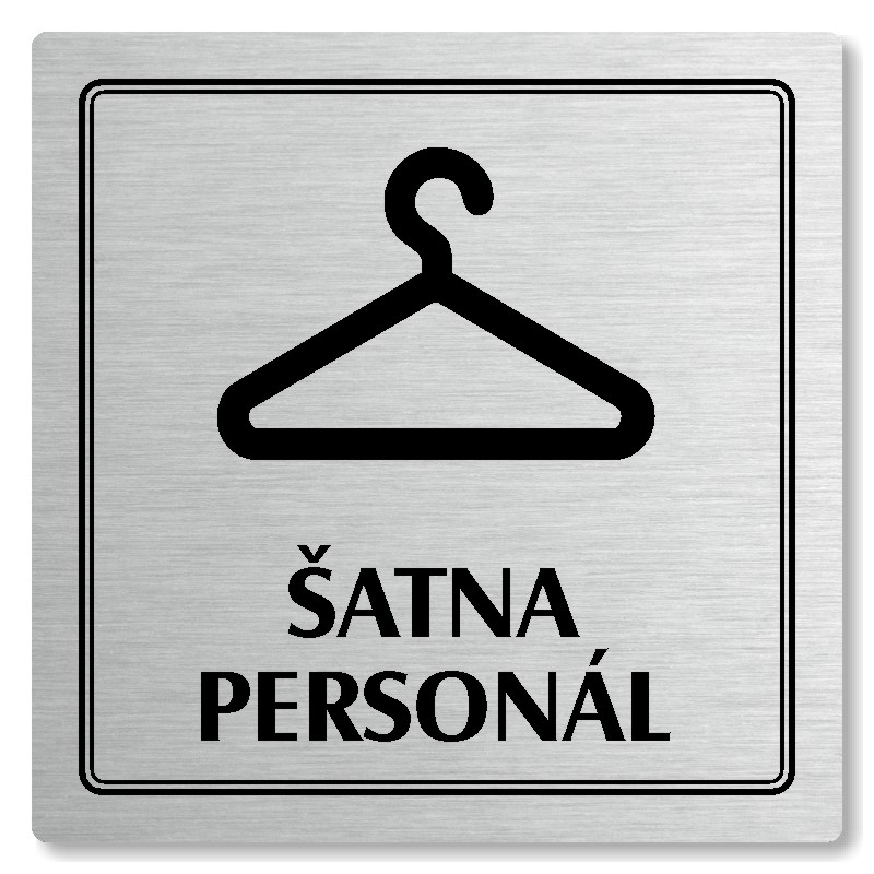 Piktogram Šatna personál